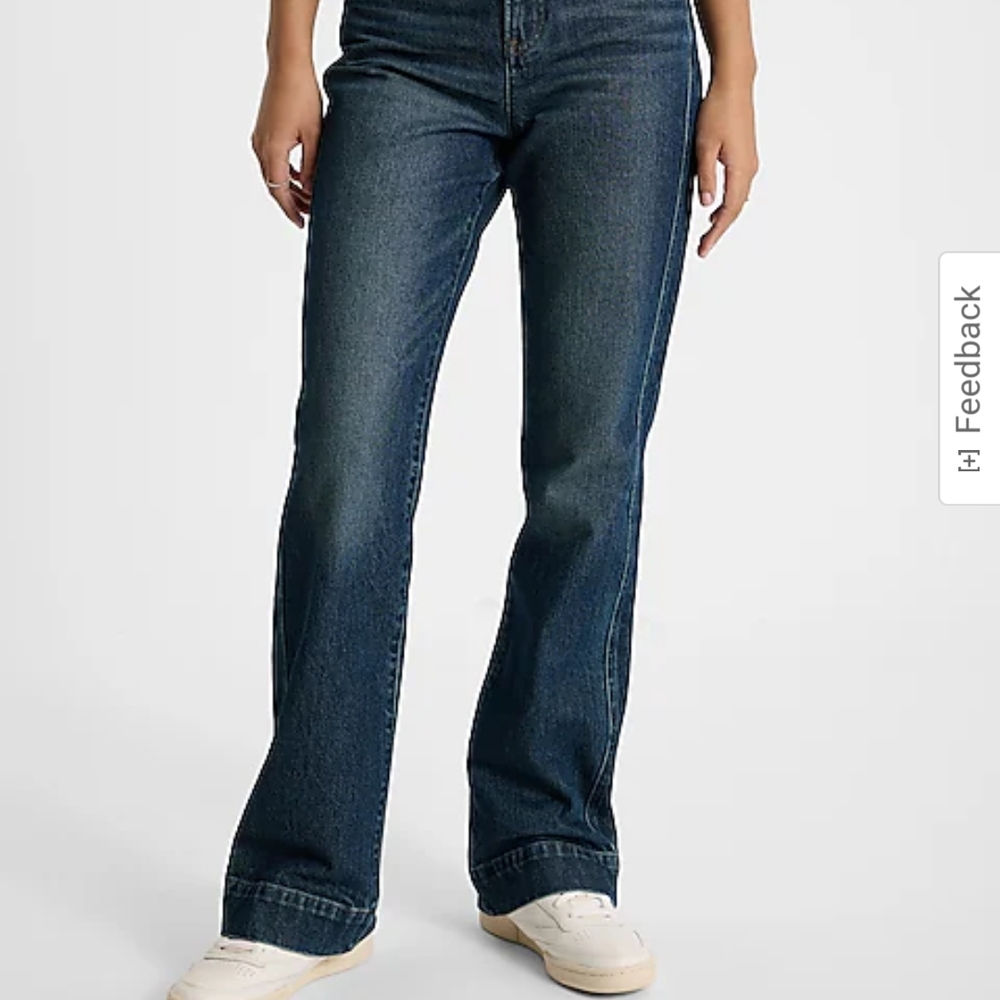 Express Mid Rise Bootcut Jeans, NWT